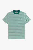 FRED PERRY T-shirt pesada com riscas finas