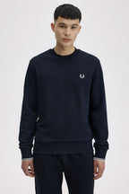 FRED PERRY Camisola com gola redonda
