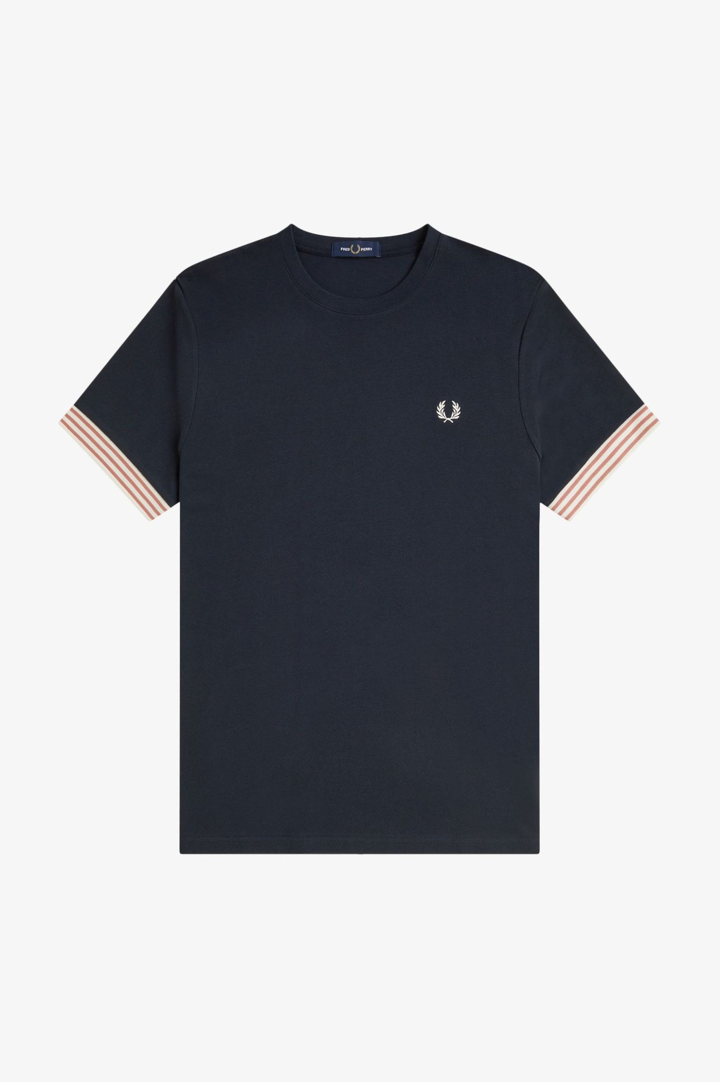 FRED PERRY T-shirt com punhos às riscas - CARISMAstore