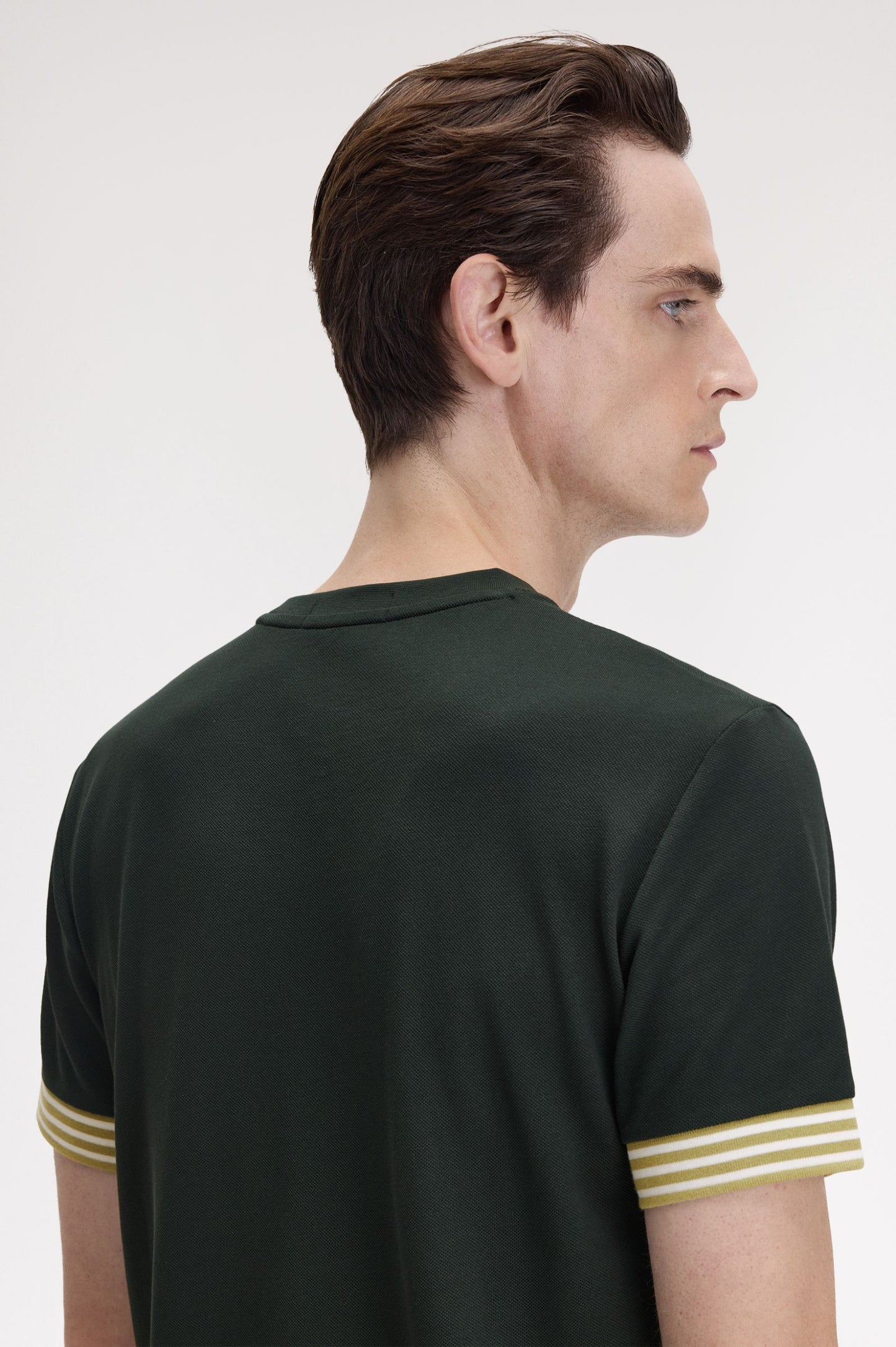 FRED PERRY T-shirt com punhos às riscas - CARISMAstore
