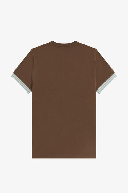 FRED PERRY T-shirt com punhos às riscas - CARISMAstore