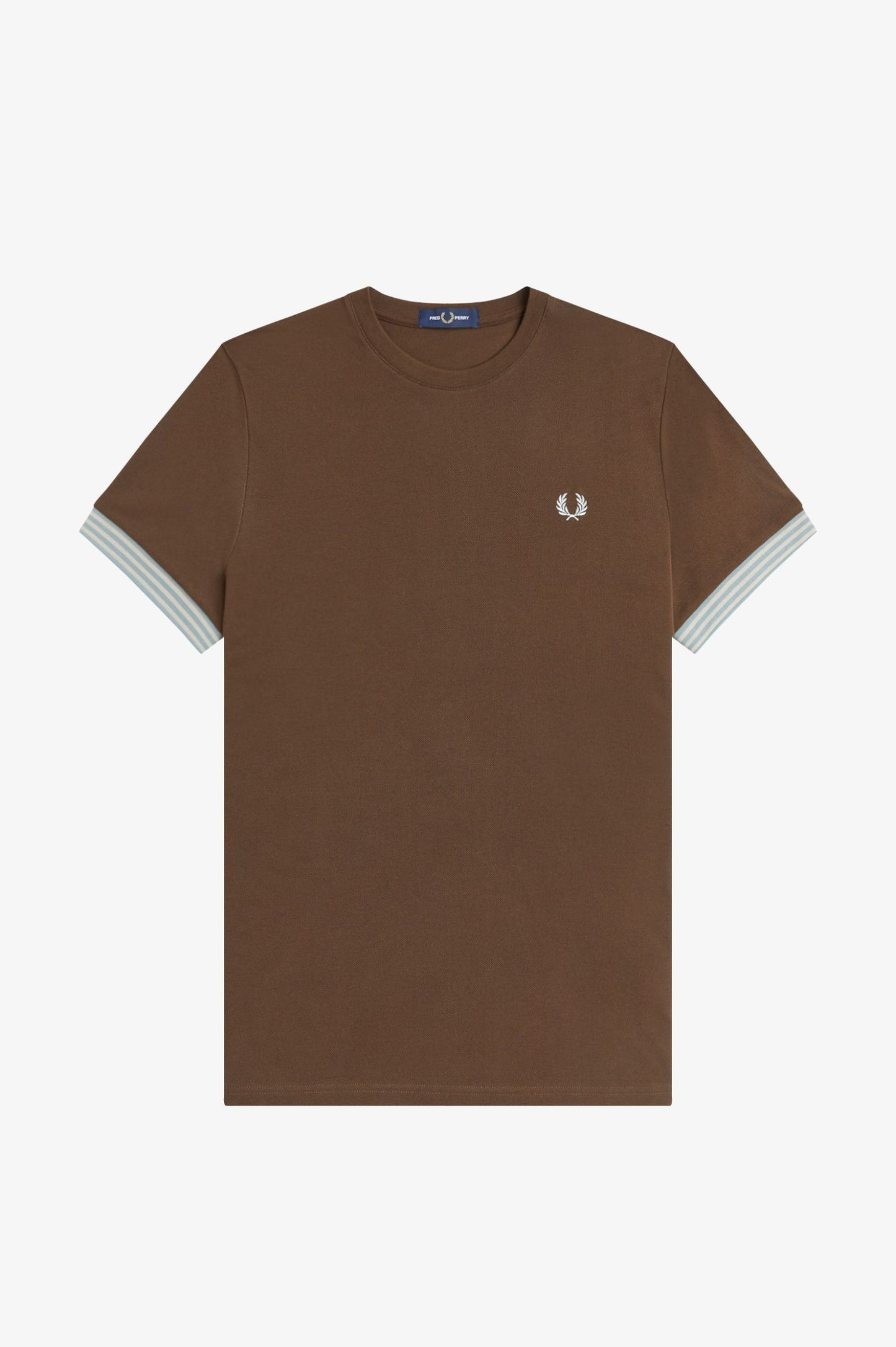 FRED PERRY T-shirt com punhos às riscas - CARISMAstore