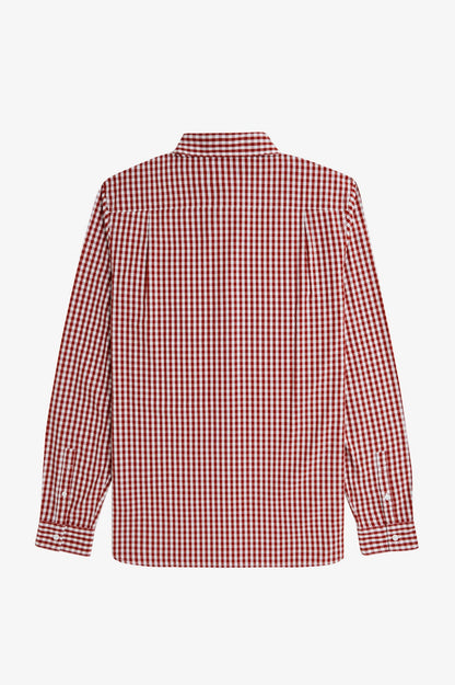 FRED PERRY Camisa com padrão guingão - CARISMAstore
