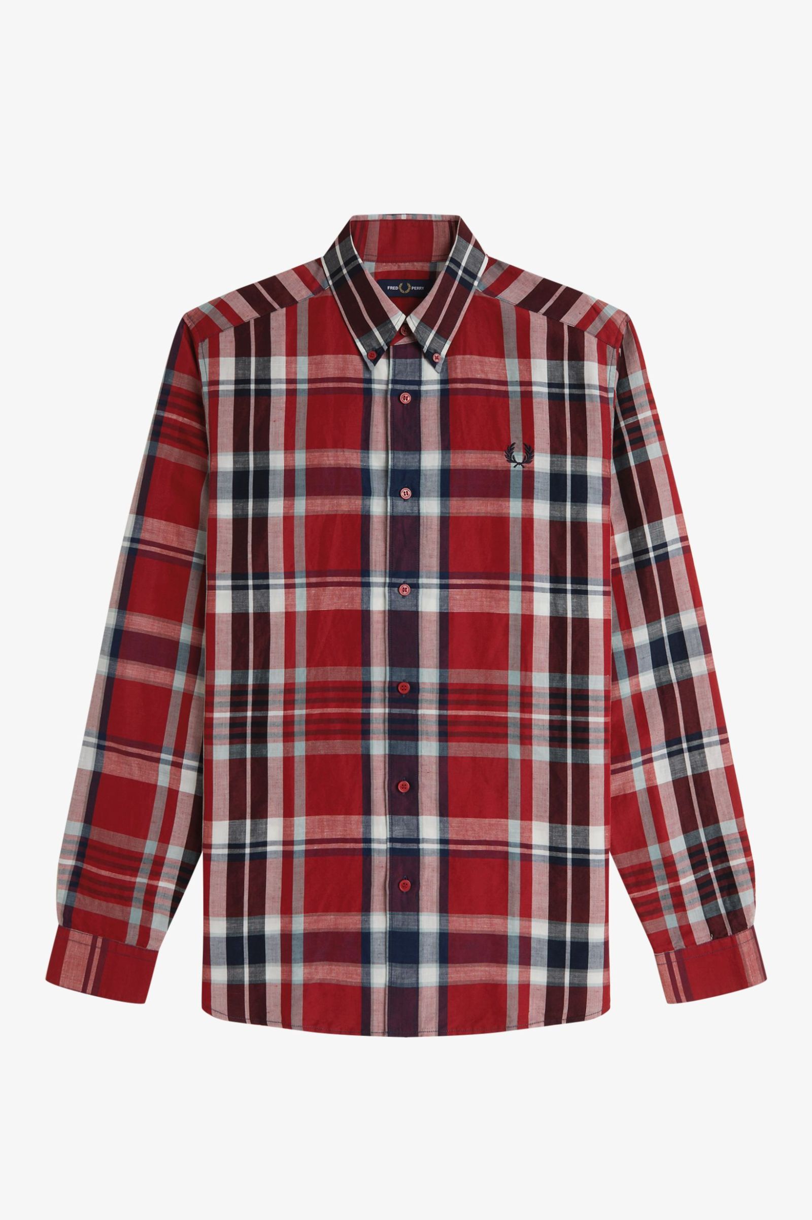 FRED PERRY Camisa xadrez madras - CARISMAstore