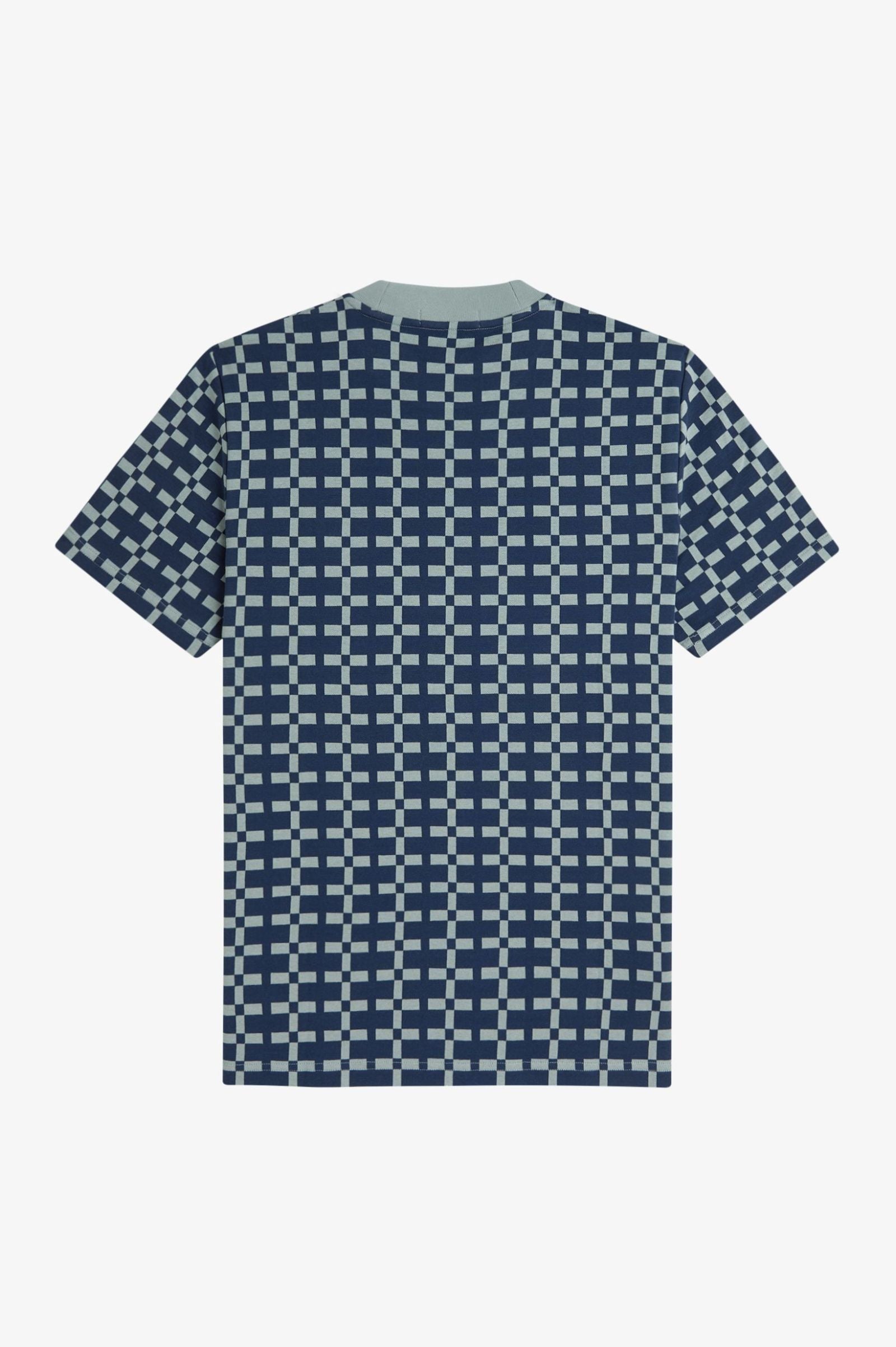 FRED PERRY T-shirt em jacquard geométrico - CARISMAstore