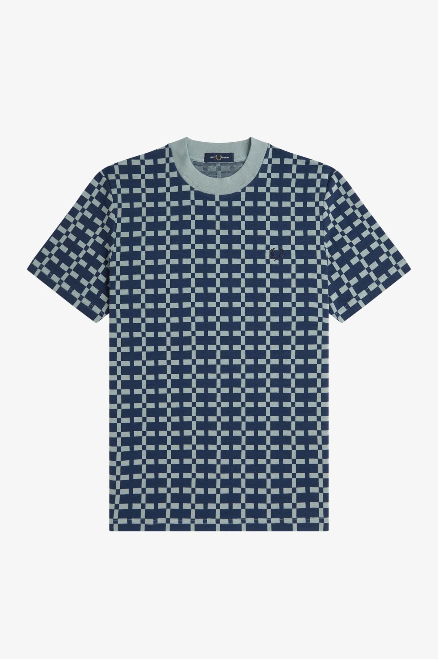 FRED PERRY T-shirt em jacquard geométrico - CARISMAstore