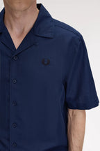 FRED PERRY Camisa de linho com gola