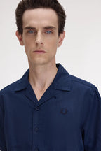 FRED PERRY Camisa de linho com gola