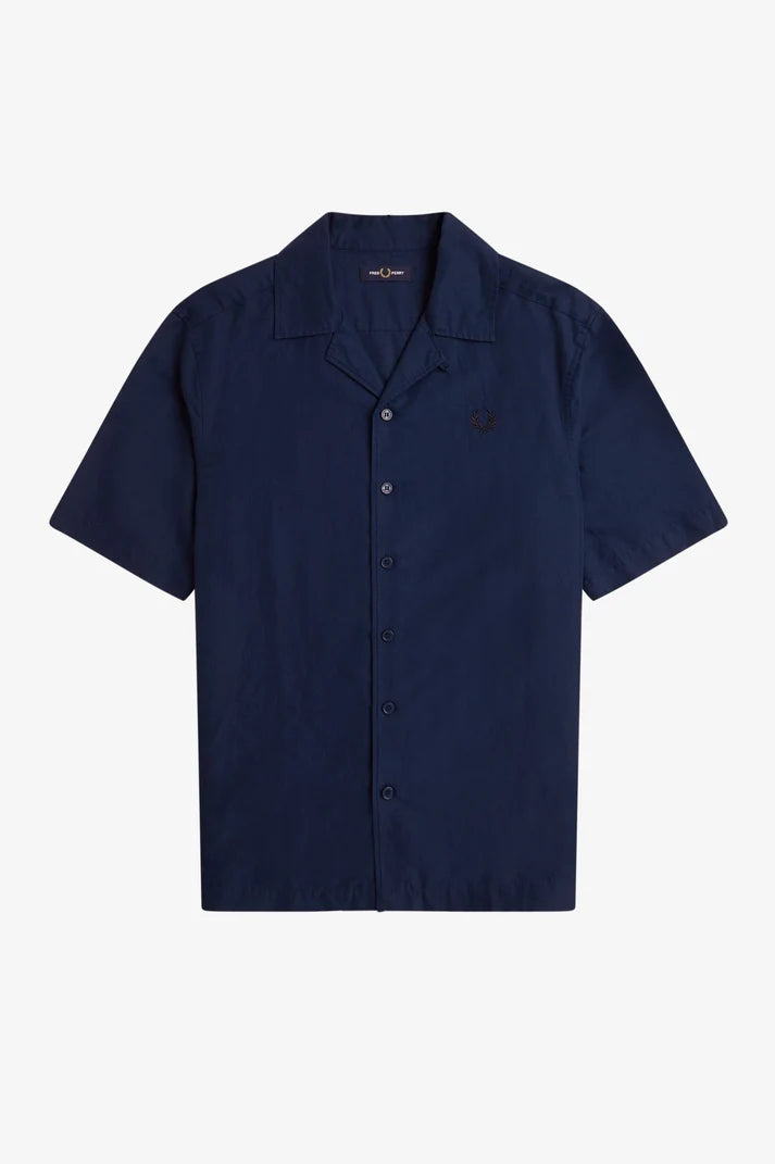 FRED PERRY Camisa de linho com gola