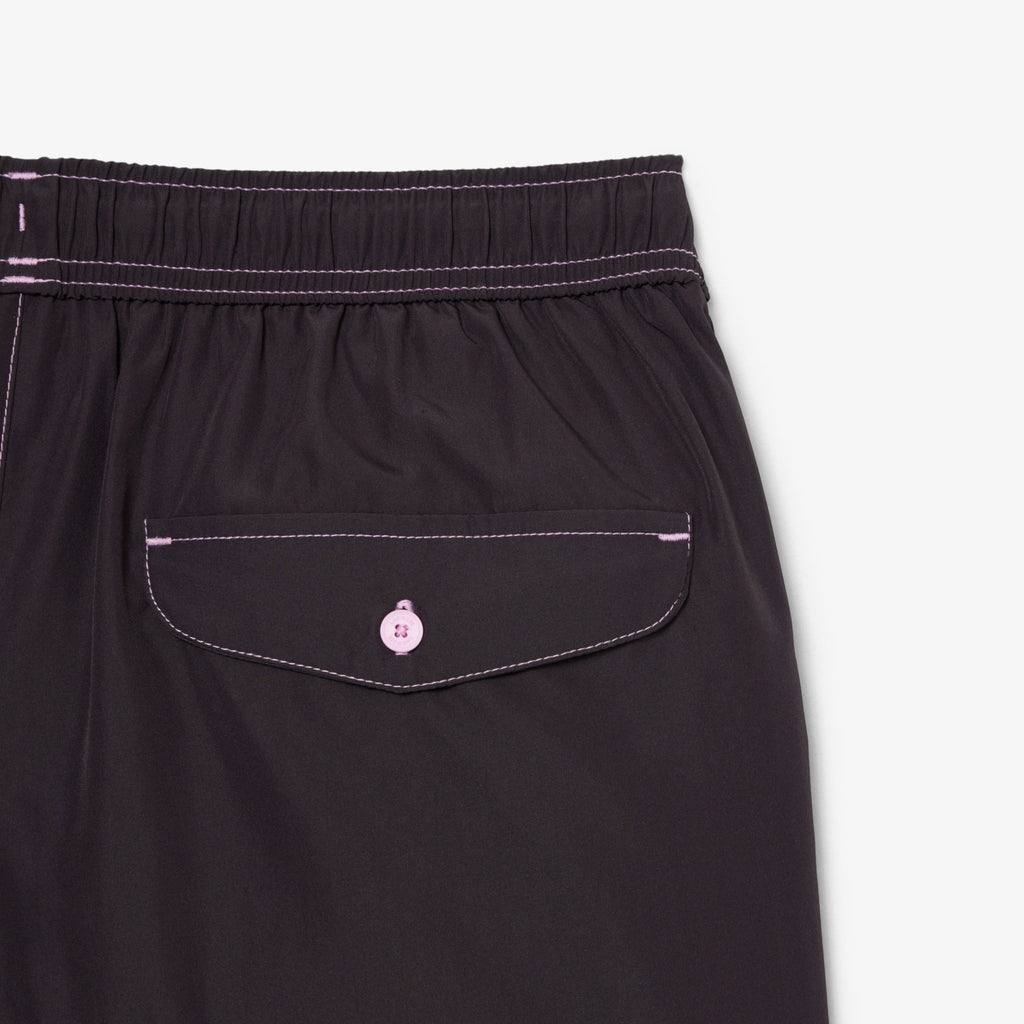 LACOSTE Calções de banho estampado alusivo ao ténis
