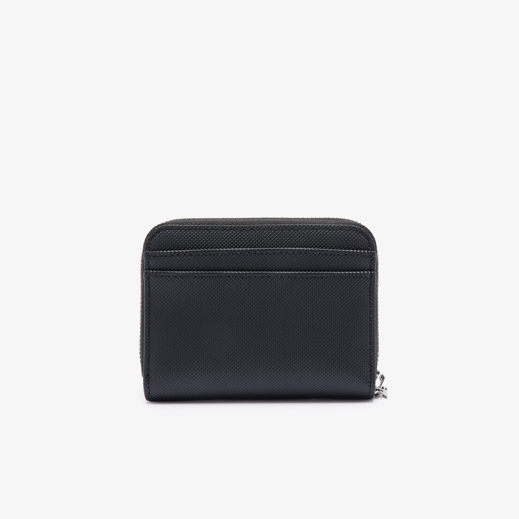 LACOSTE Carteira pequena com fecho zip daily city