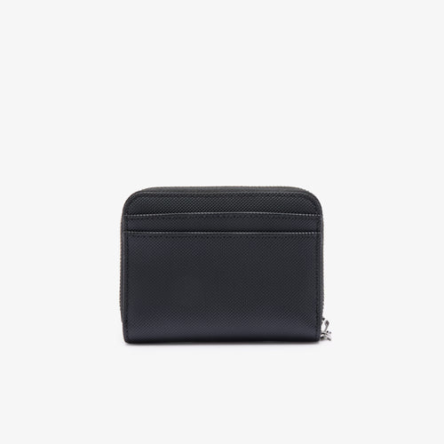 LACOSTE Carteira pequena com fecho zip daily city