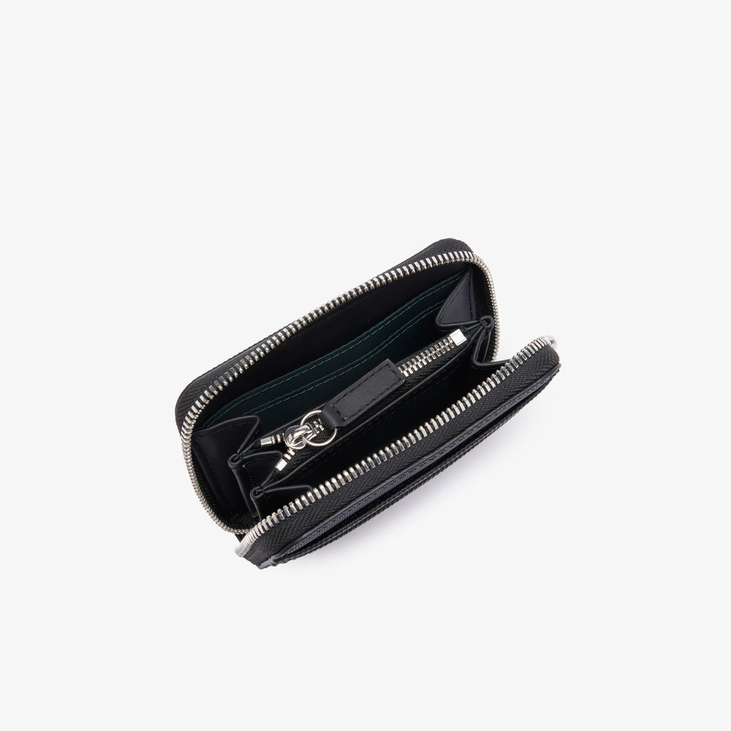 LACOSTE Carteira pequena com fecho zip daily city