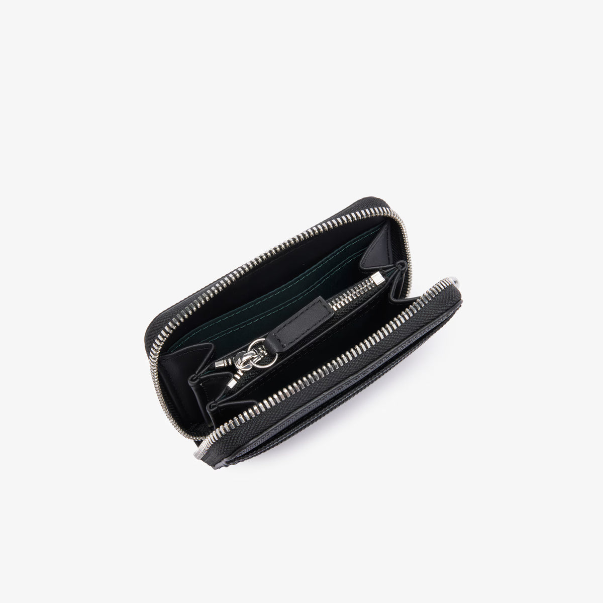 LACOSTE Carteira pequena com fecho zip daily city