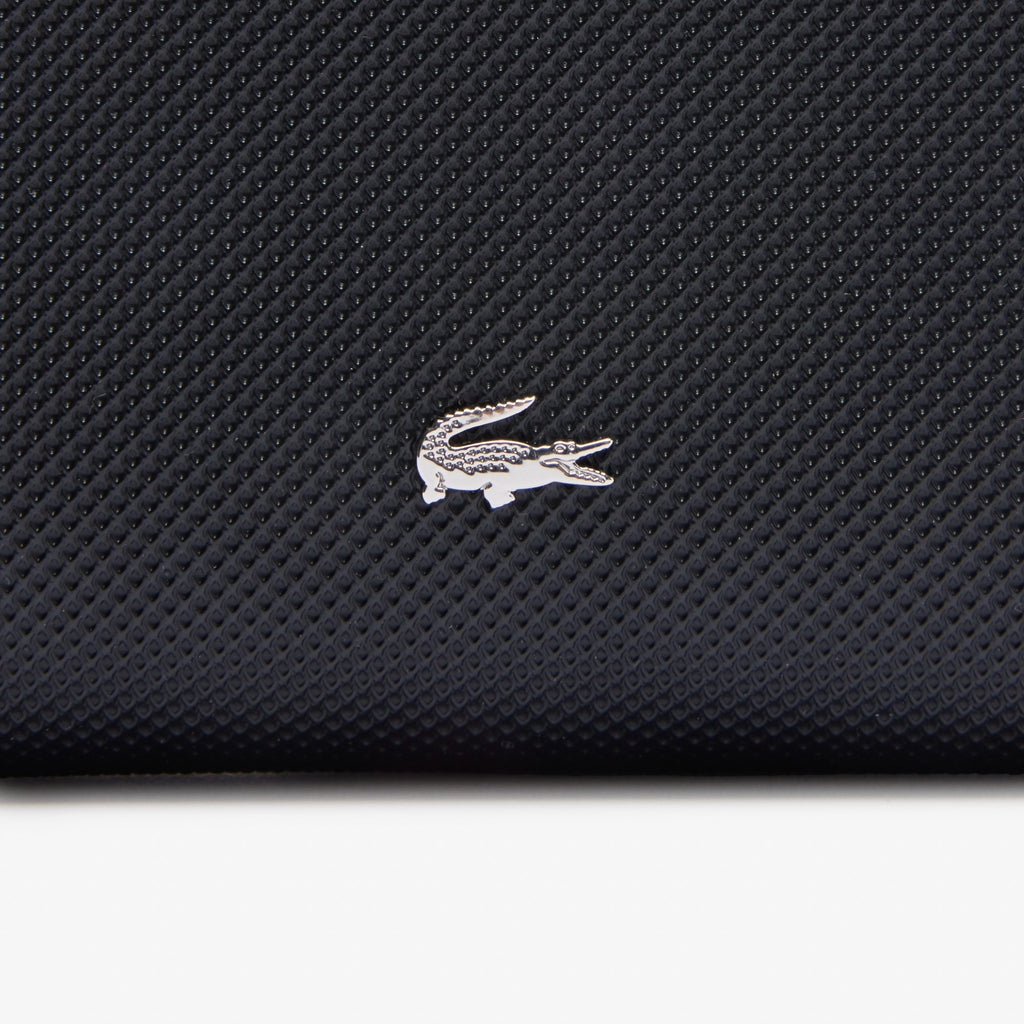 LACOSTE Carteira pequena com fecho zip daily city