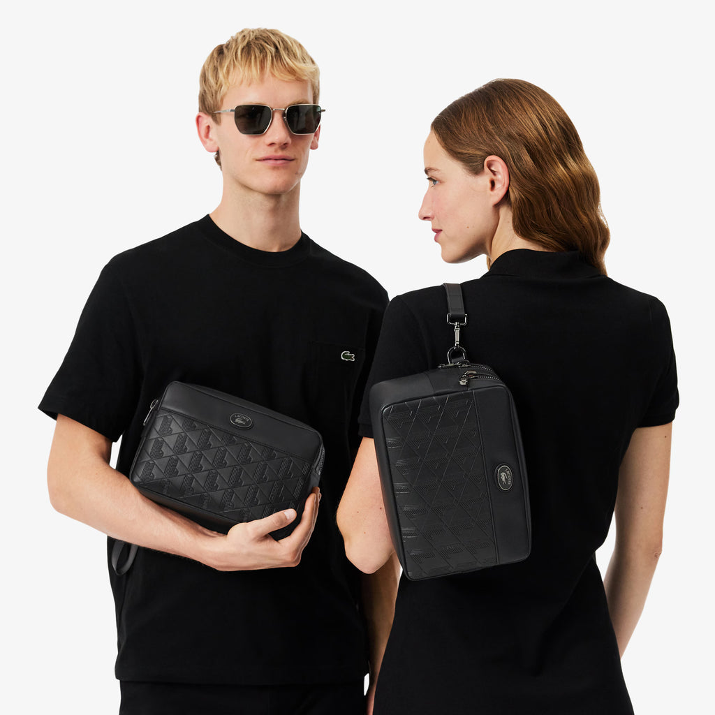 LACOSTE Clutch nomogramme de pele