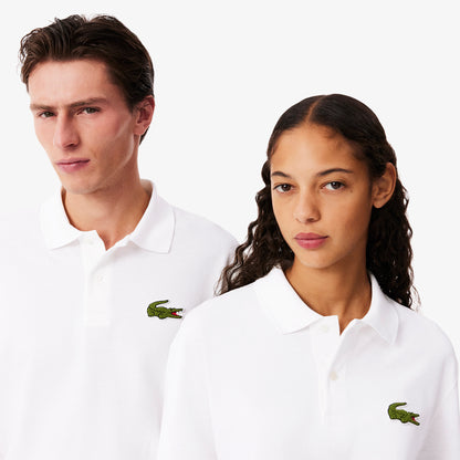 LACOSTE Polo em piqué com emblema loose fit - CARISMAstore