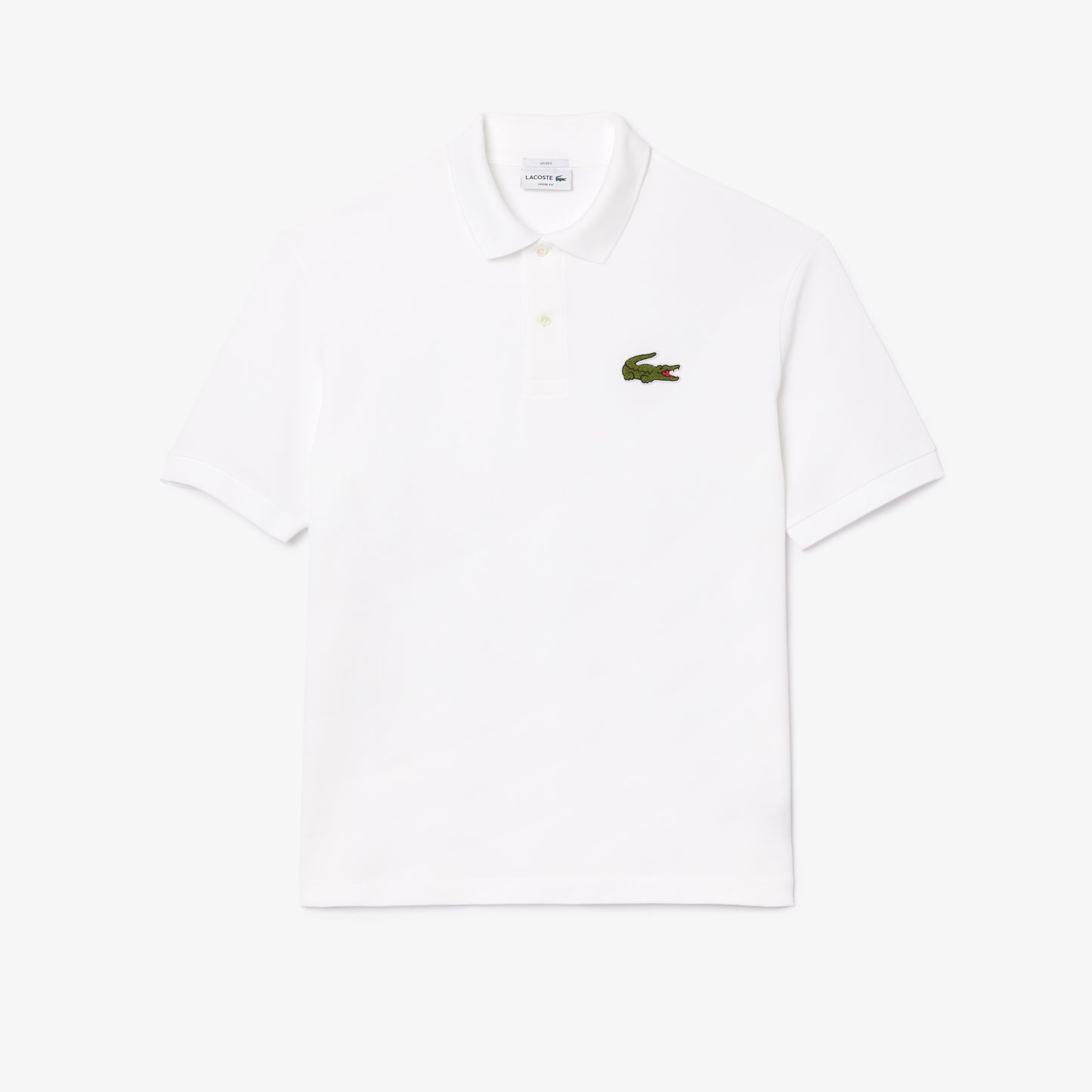 LACOSTE Polo em piqué com emblema loose fit - CARISMAstore