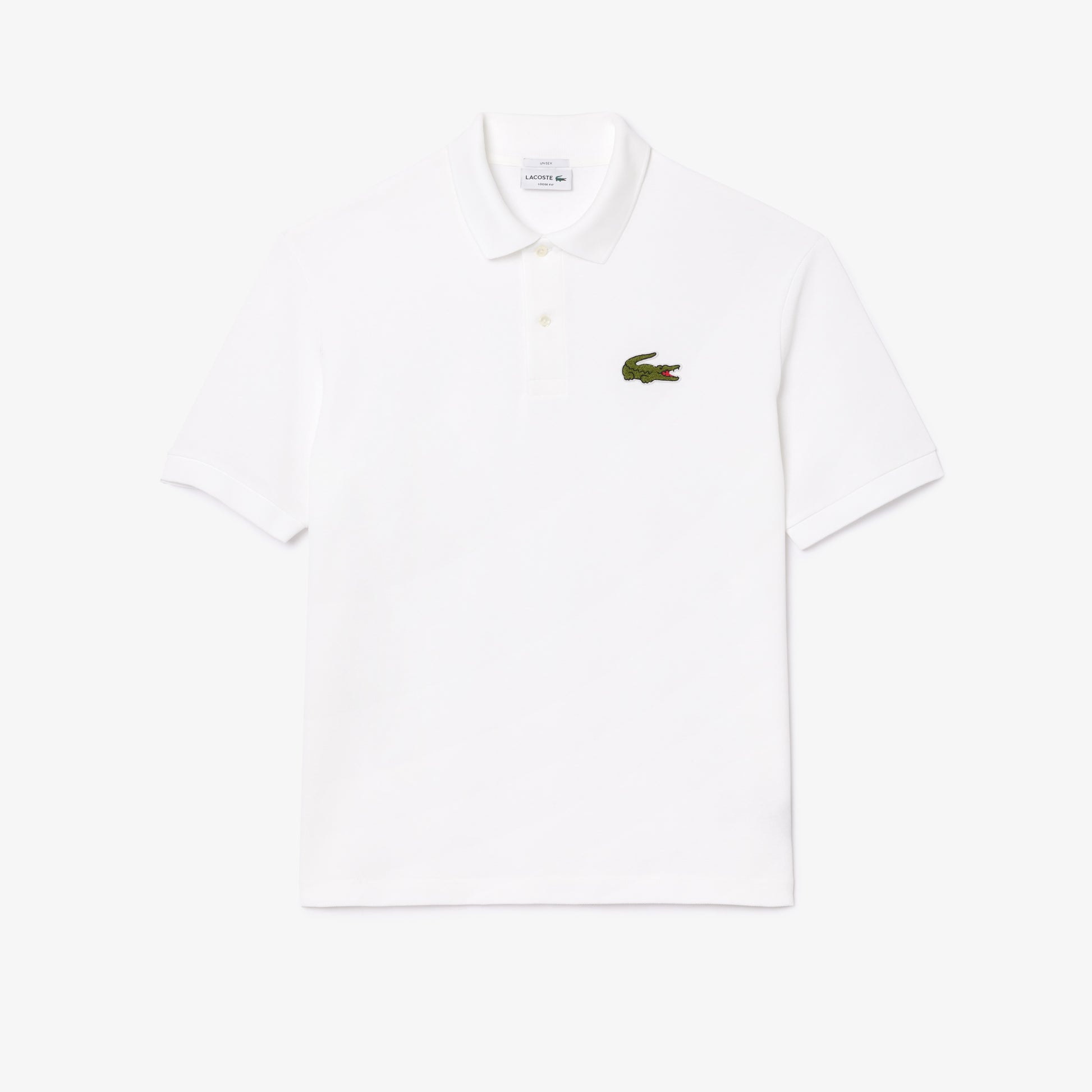 LACOSTE Polo em piqué com emblema loose fit - CARISMAstore