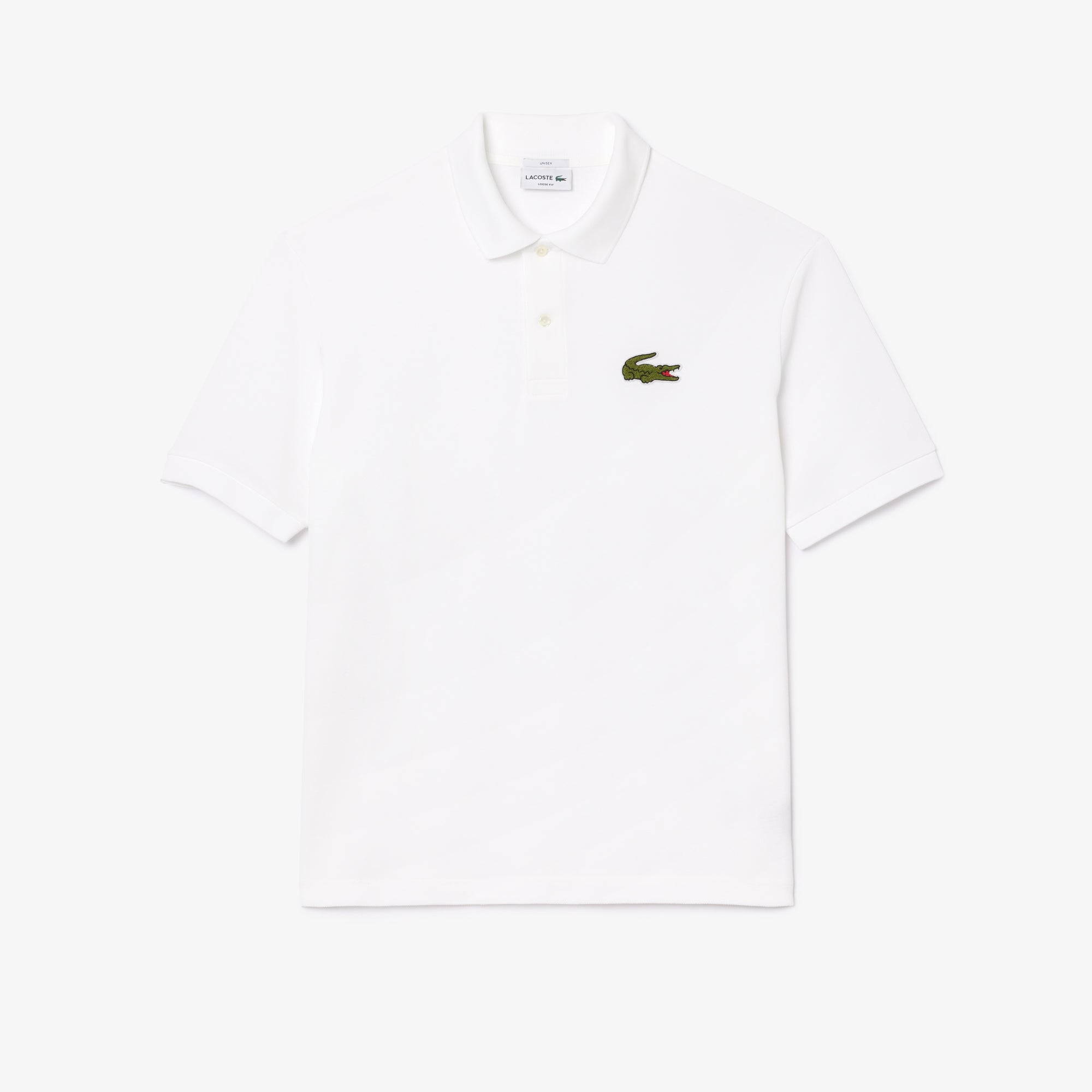 LACOSTE Polo em piqué com emblema loose fit - CARISMAstore