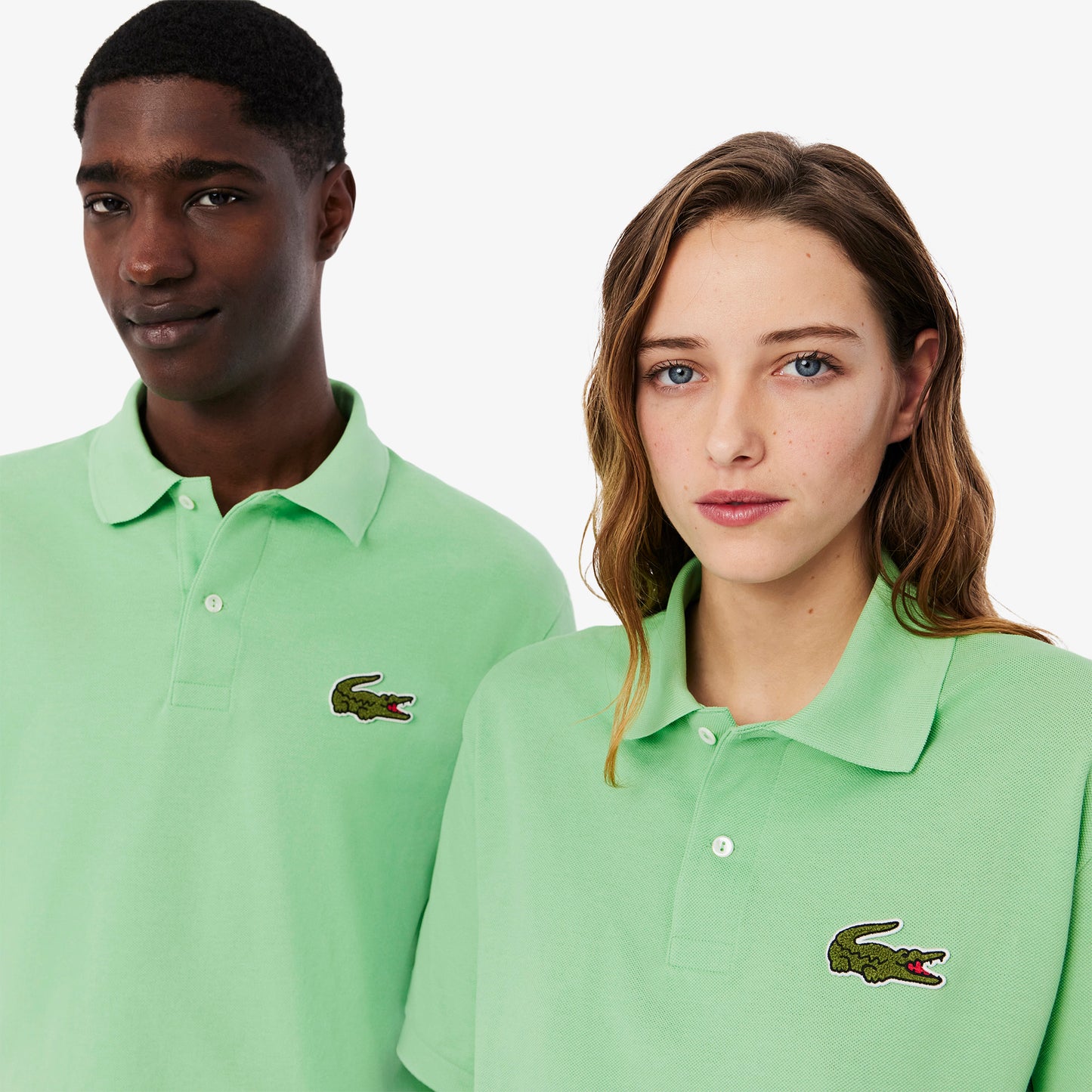 LACOSTE Polo em piqué com emblema loose fit - CARISMAstore