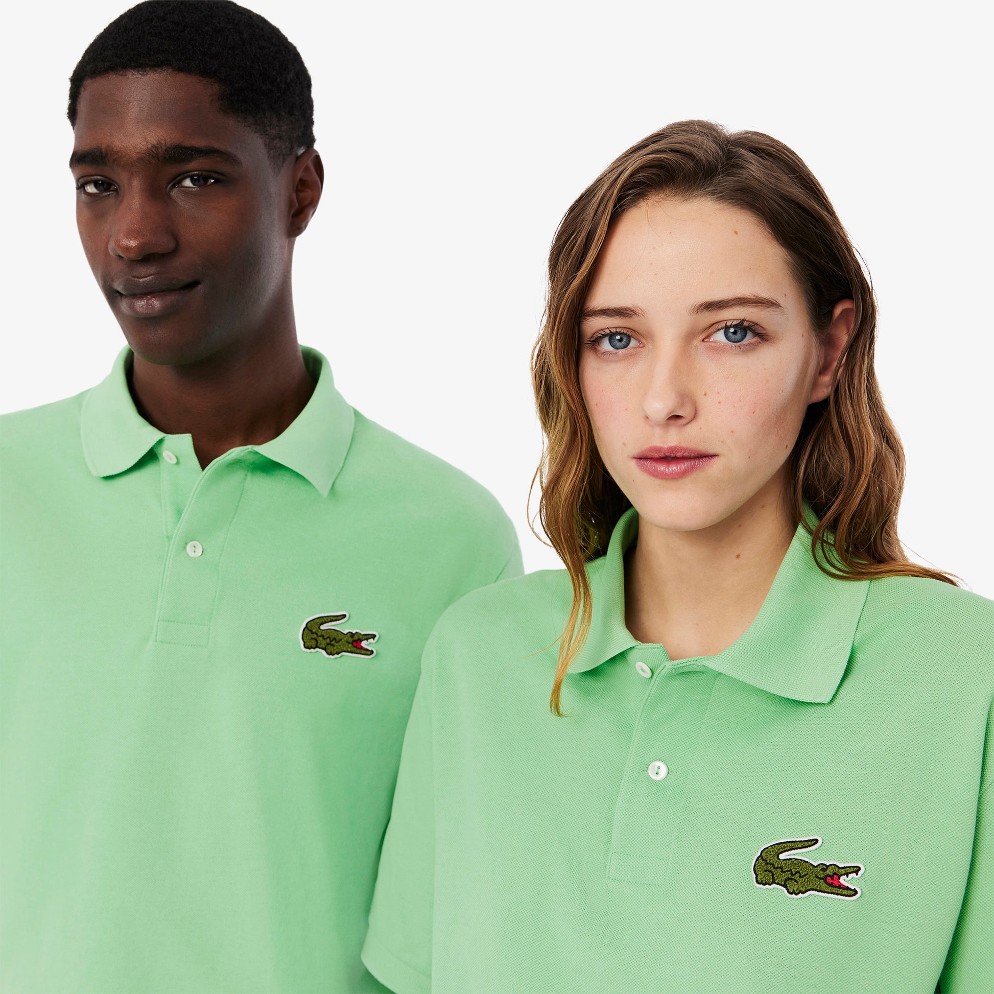 LACOSTE Polo em piqué com emblema loose fit - CARISMAstore