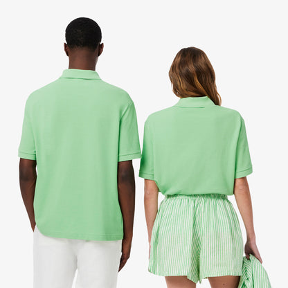 LACOSTE Polo em piqué com emblema loose fit - CARISMAstore