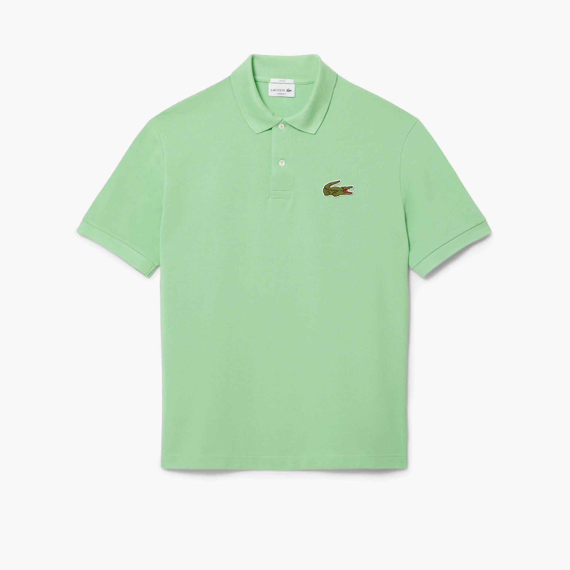 LACOSTE Polo em piqué com emblema loose fit - CARISMAstore