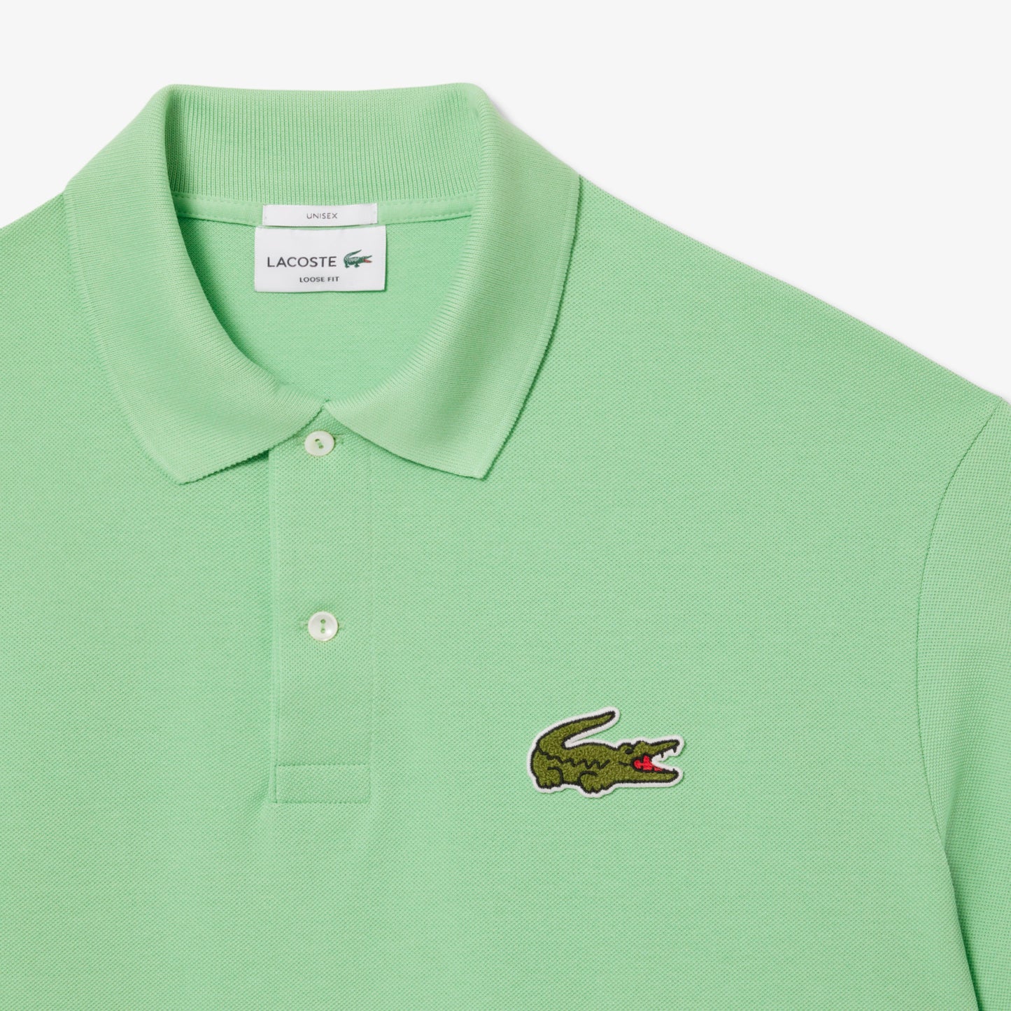 LACOSTE Polo em piqué com emblema loose fit - CARISMAstore