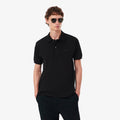 LACOSTE Polo classic fit com crocodilo metalizado