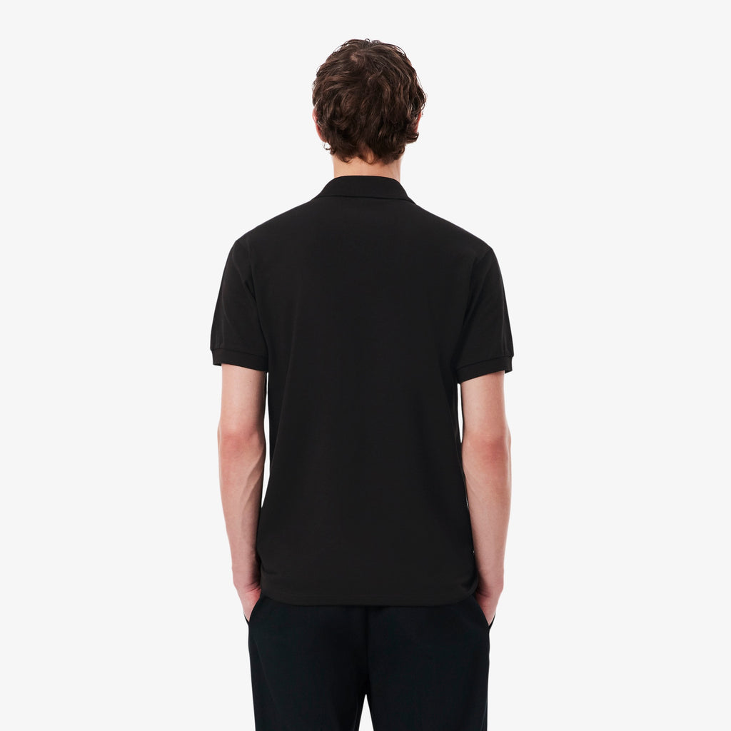 LACOSTE Polo classic fit com crocodilo metalizado