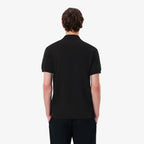 LACOSTE Polo classic fit com crocodilo metalizado