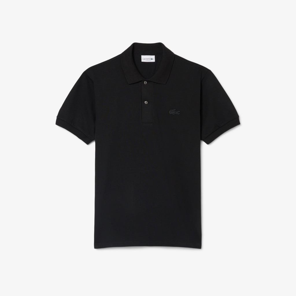 LACOSTE Polo classic fit com crocodilo metalizado