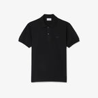 LACOSTE Polo classic fit com crocodilo metalizado