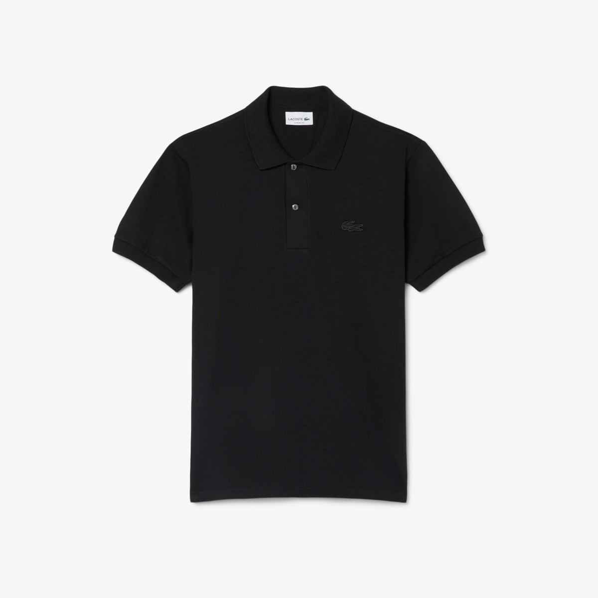LACOSTE Polo classic fit com crocodilo metalizado