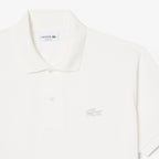 LACOSTE Polo classic fit com crocodilo metalizado