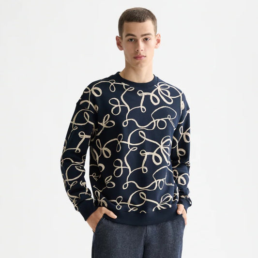 SCOTCH&SODA Camisola estampada com corte relaxado