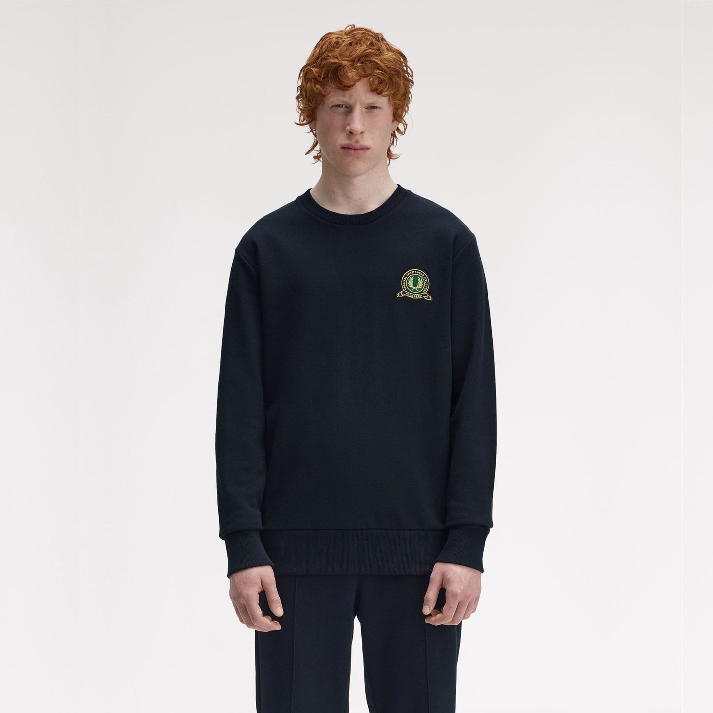 FRED PERRY Camisola com emblema de ténis - CARISMAstore