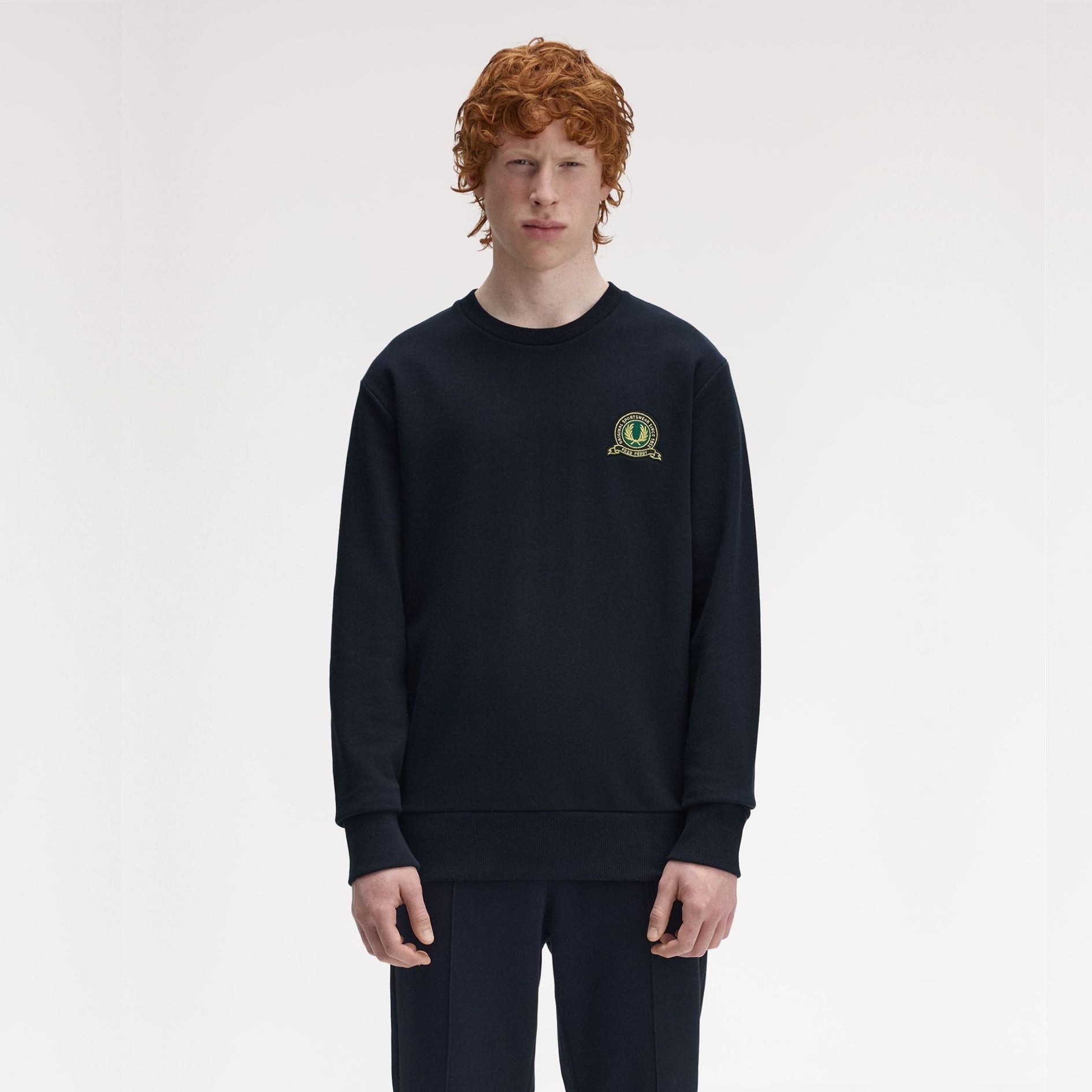 FRED PERRY Camisola com emblema de ténis - CARISMAstore