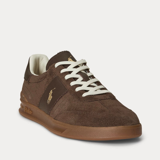 RALPH LAUREN Sapatilhas em camurça heritage aera