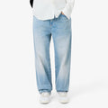LACOSTE Calças de ganga índigo straight cut com 5 bolsos - CARISMAstore
