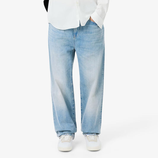 LACOSTE Calças de ganga índigo straight cut com 5 bolsos
