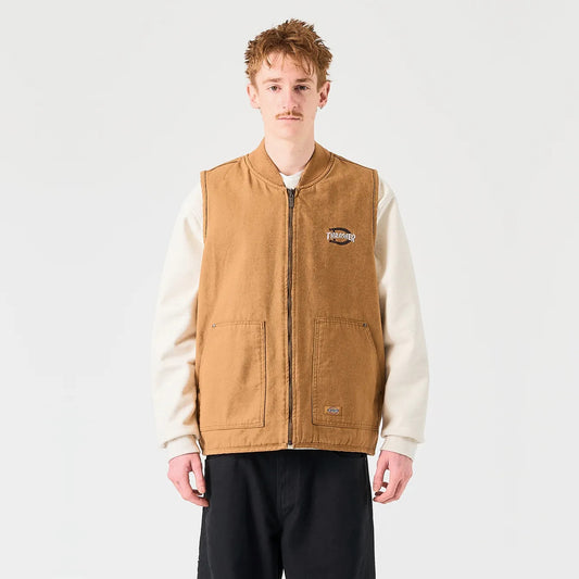 DICKIES X THRASHER Colete reversivel