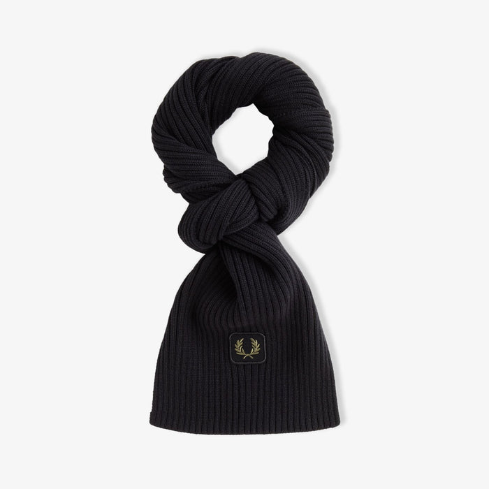 FRED PERRY Cachecol canelado em algodão