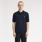 FRED PERRY Polo em malha entrançada