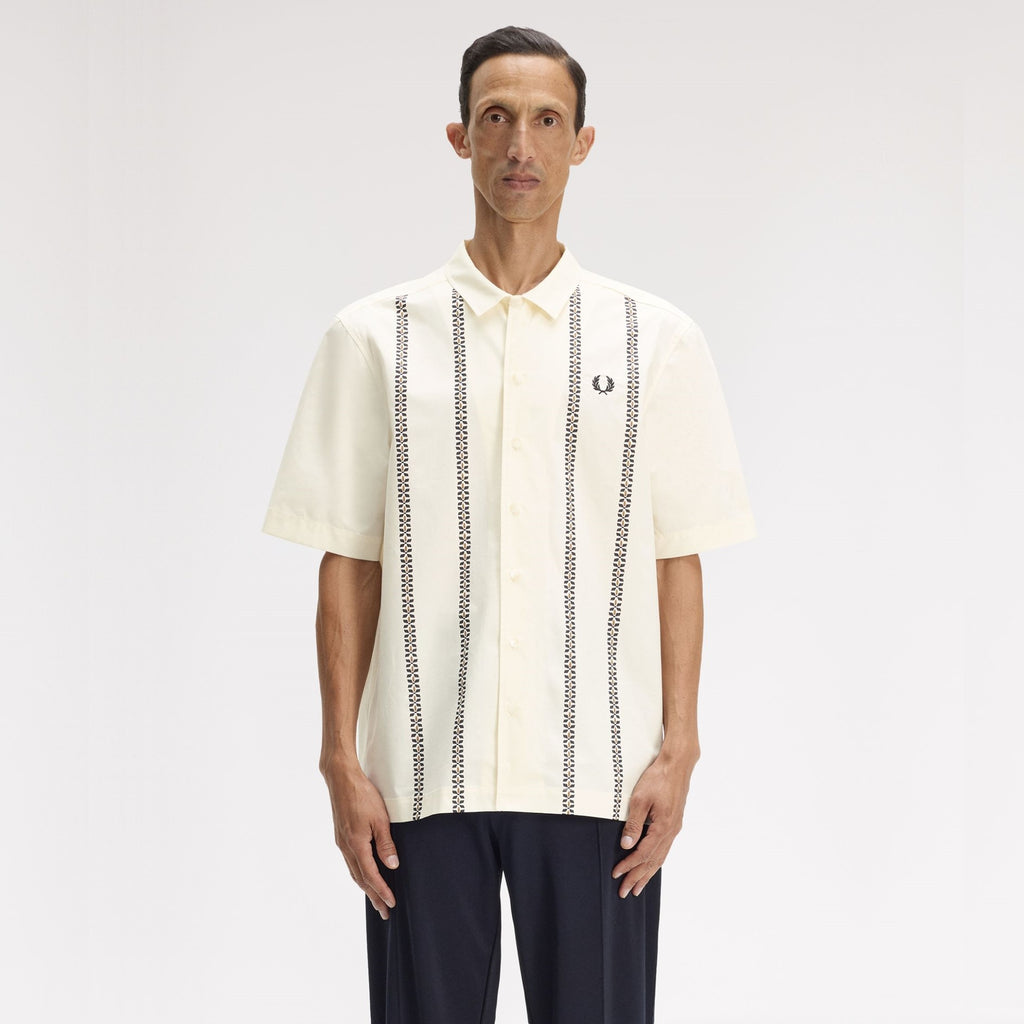 FRED PERRY Camisa descontraida print revere