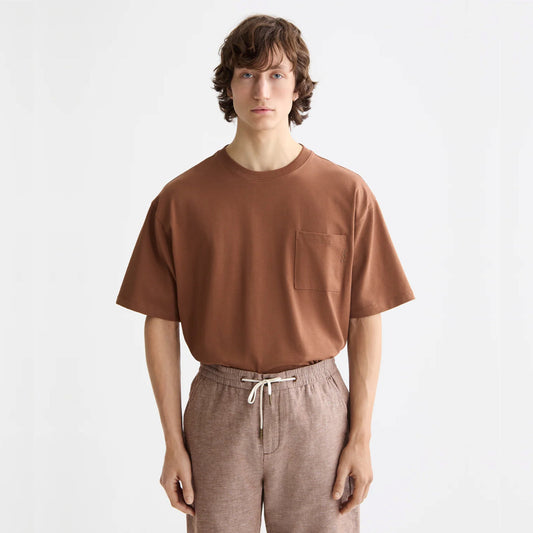 SCOTCH&SODA T-shirt com bolso e 3 cruzes