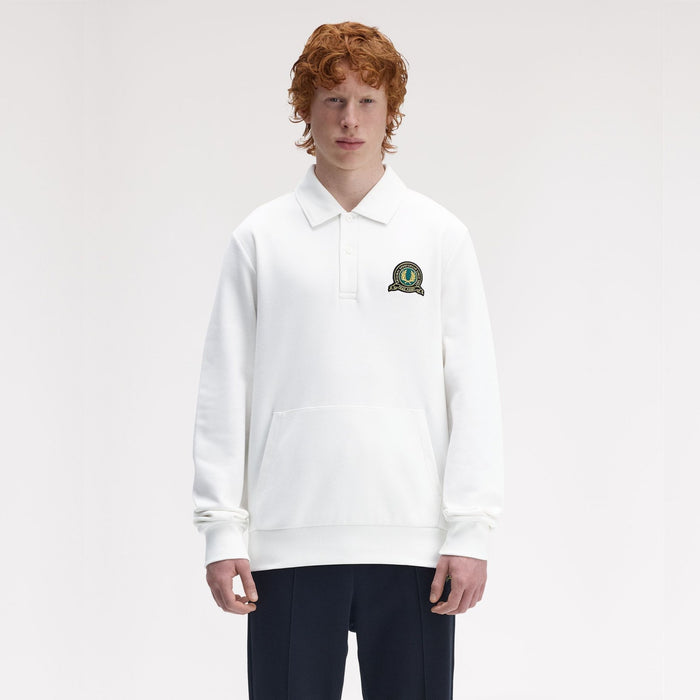 FRED PERRY Camisola com colarinho e emblema de ténis - CARISMAstore