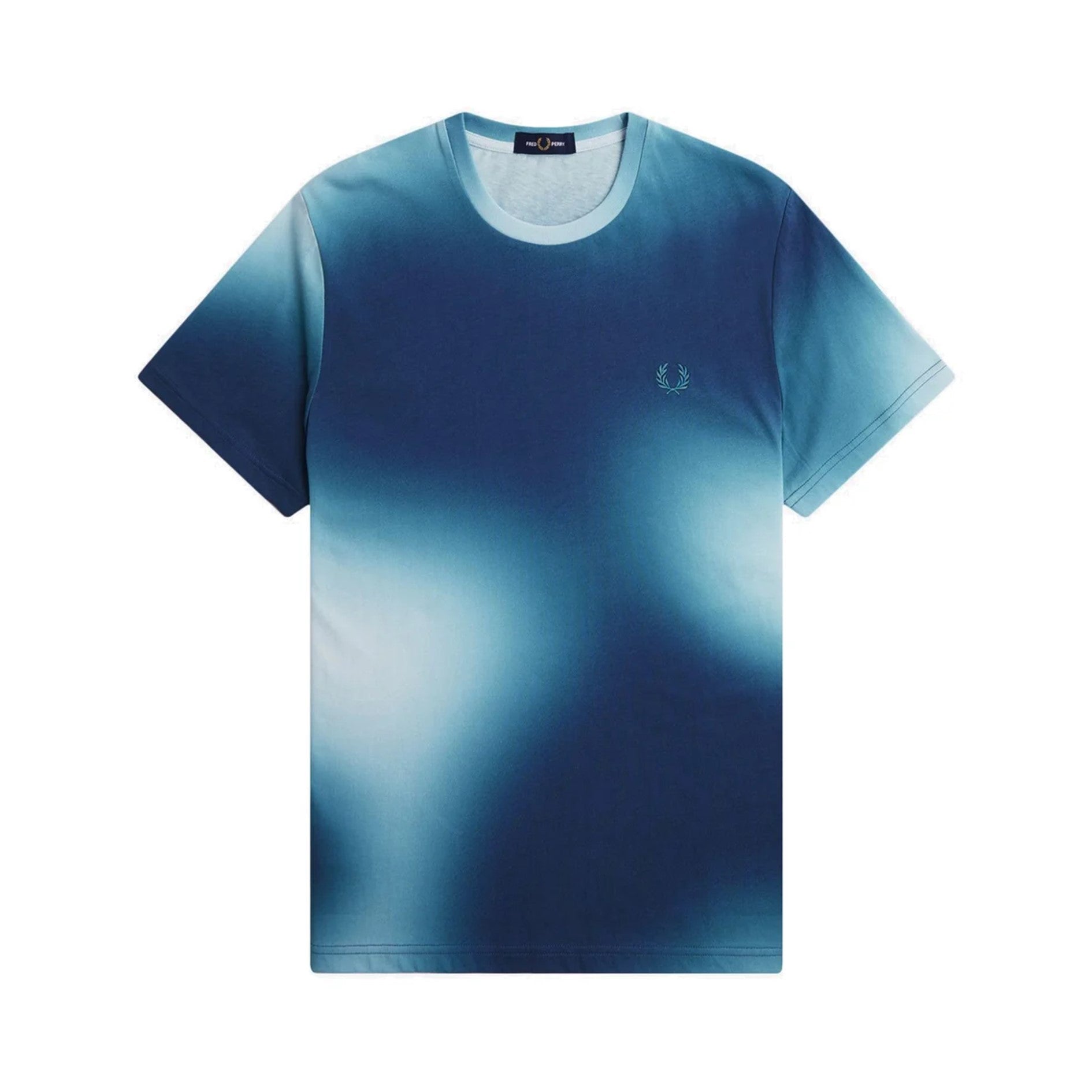 FRED PERRY T-shirt de gola redonda tingida - CARISMAstore