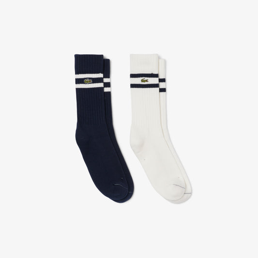 LACOSTE Meias de algodão canelado